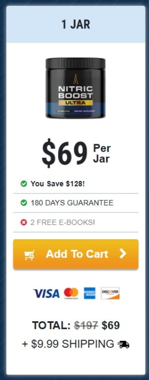 Nitric Boost Ultra Buy 1 Bottle